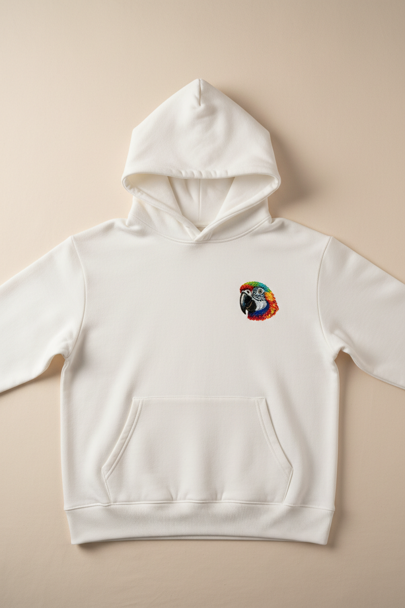 Custom Pet Embroidered Hoodie example custom pet embroidery