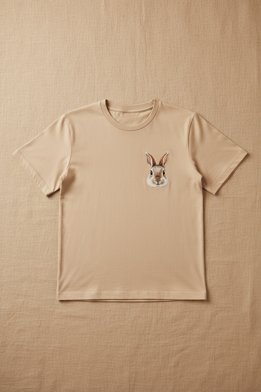 Custom Pet Embroidered T Shirt example custom pet embroidery