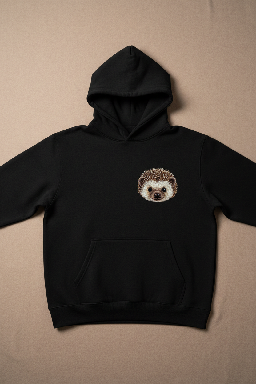 Custom Pet Embroidered Hoodie example custom pet embroidery